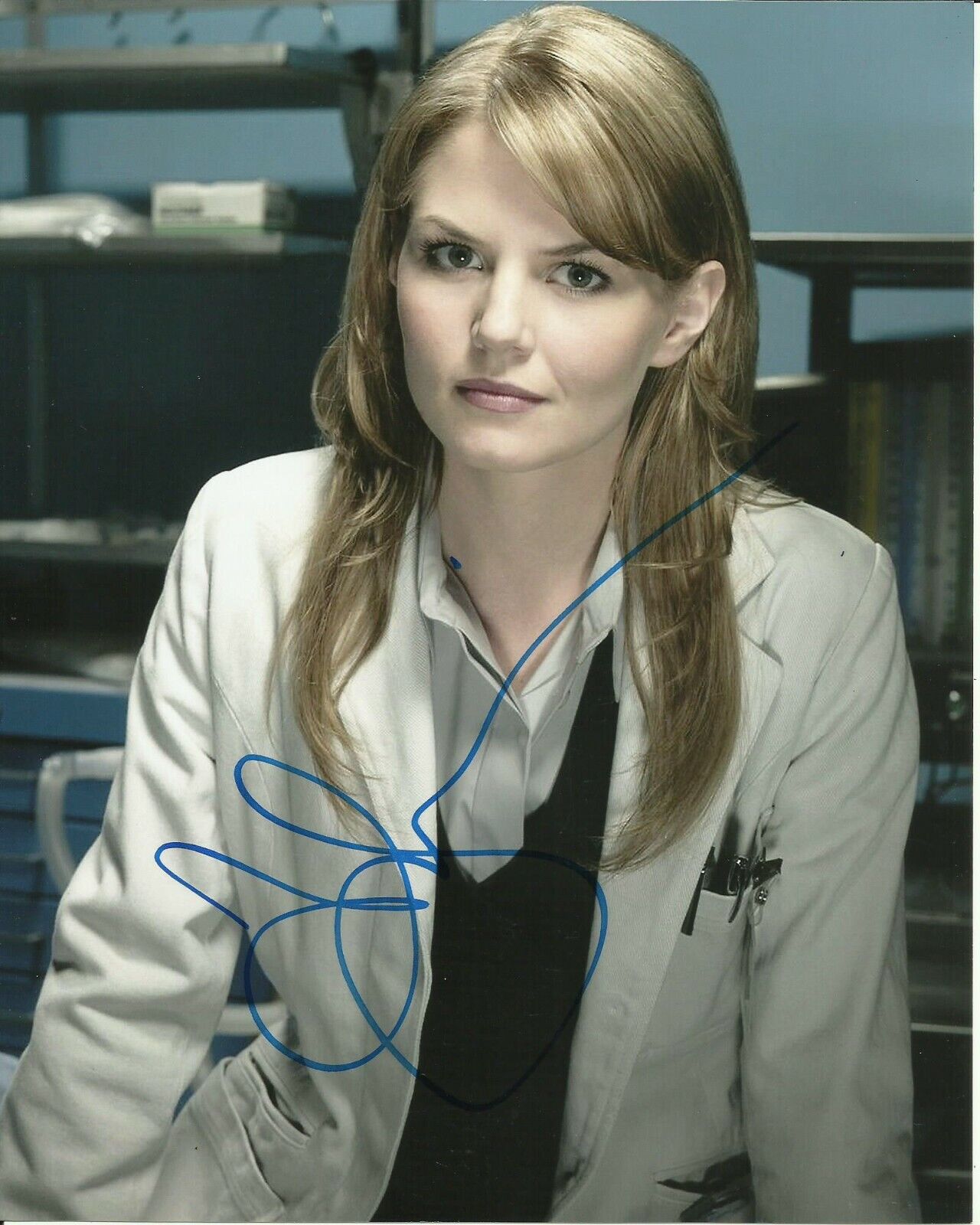 JENNIFER MORRISON SIGNED HOUSE Photo Poster painting UACC REG 242 (2) ALSO PSA/DNA