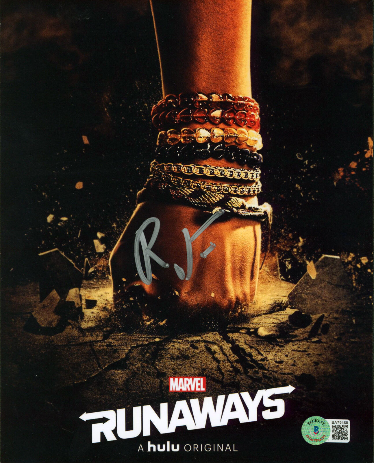 Renzy Feliz Marvel's Runaways Authentic Signed 8x10 Photo Poster painting BAS #BA75468