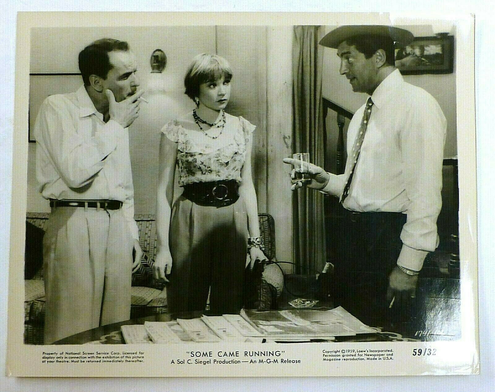 SINATRA MARTIN MacLAINE 8x10 Photo Poster painting Some Came Running (1958) ws102