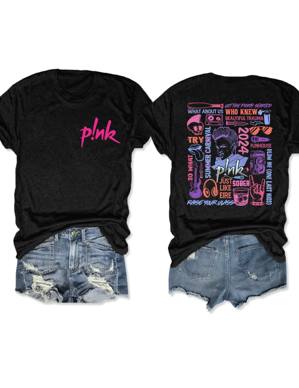 P!nk Summer Carnival 2024 Tour T-Shirt