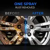 Rust Remover Spray for Metal with Sponge and Towel Multipurpose Rust Stain Remover Spray for Car Wheels & Household Appliances 100ml
