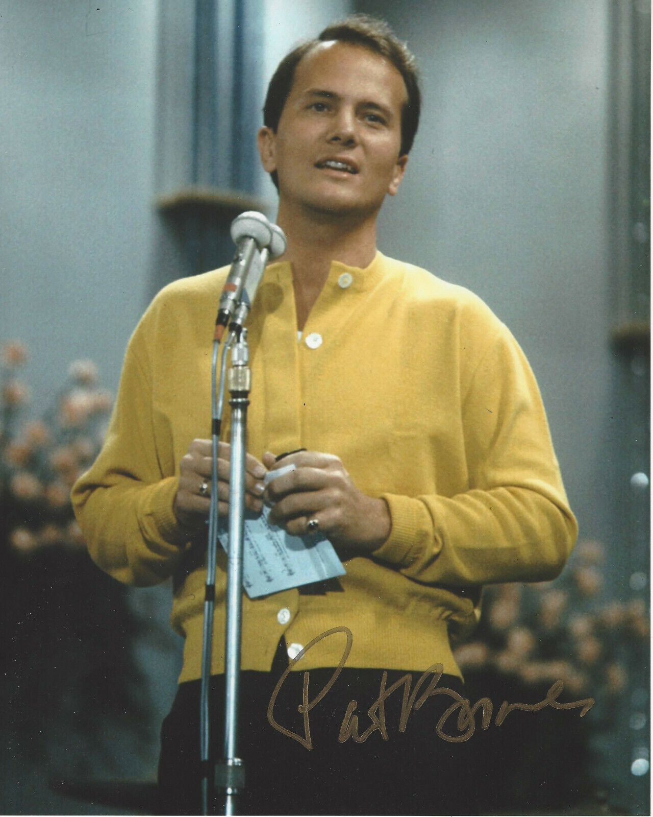 SINGER PAT BOONE SIGNED AUTHENTIC 8x10 Photo Poster painting w/COA LEGENDARY CROONER & ACTOR