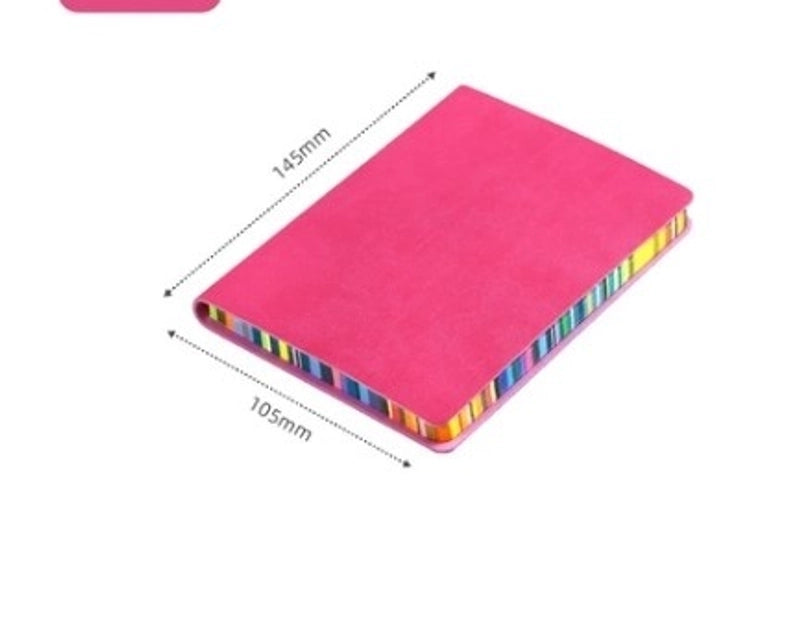 1 Piece Multicolor Learning School Pu Leather Paper Casual Vacation Notebook