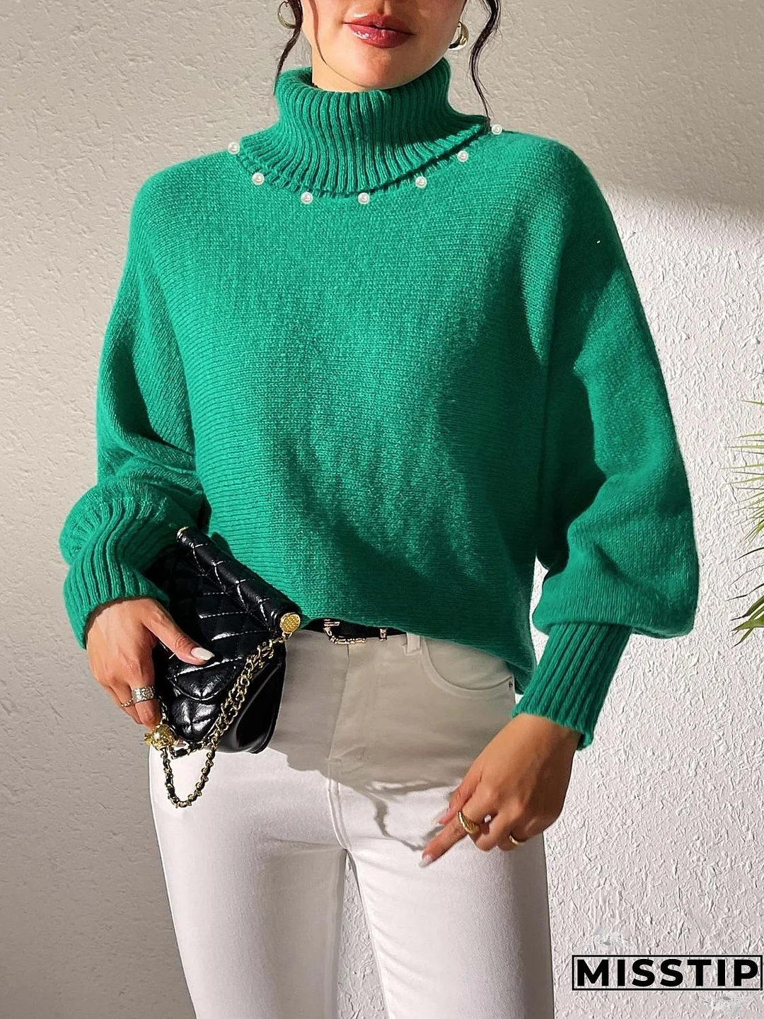 Turtleneck Long Sleeve Sweater
