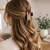 Rose DIY Diamond Painting Claw Clips for Adults Beginners Diamond Art Western Hair Clips Anti-Slip Design for Women Long Short Hairstyle Jewelry Supplies