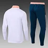 2021/2022 Arsenal Half-Pull Training Suit White Football Shirt 1:1 Thai Quality Set love fball