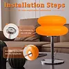 Mid Century Modern Desk Lamps Reusable Intage Dimmable Bedside Small Lamps USB Rechargeable Aesthetic Cute Table Light Unique Home Mushroom Decor