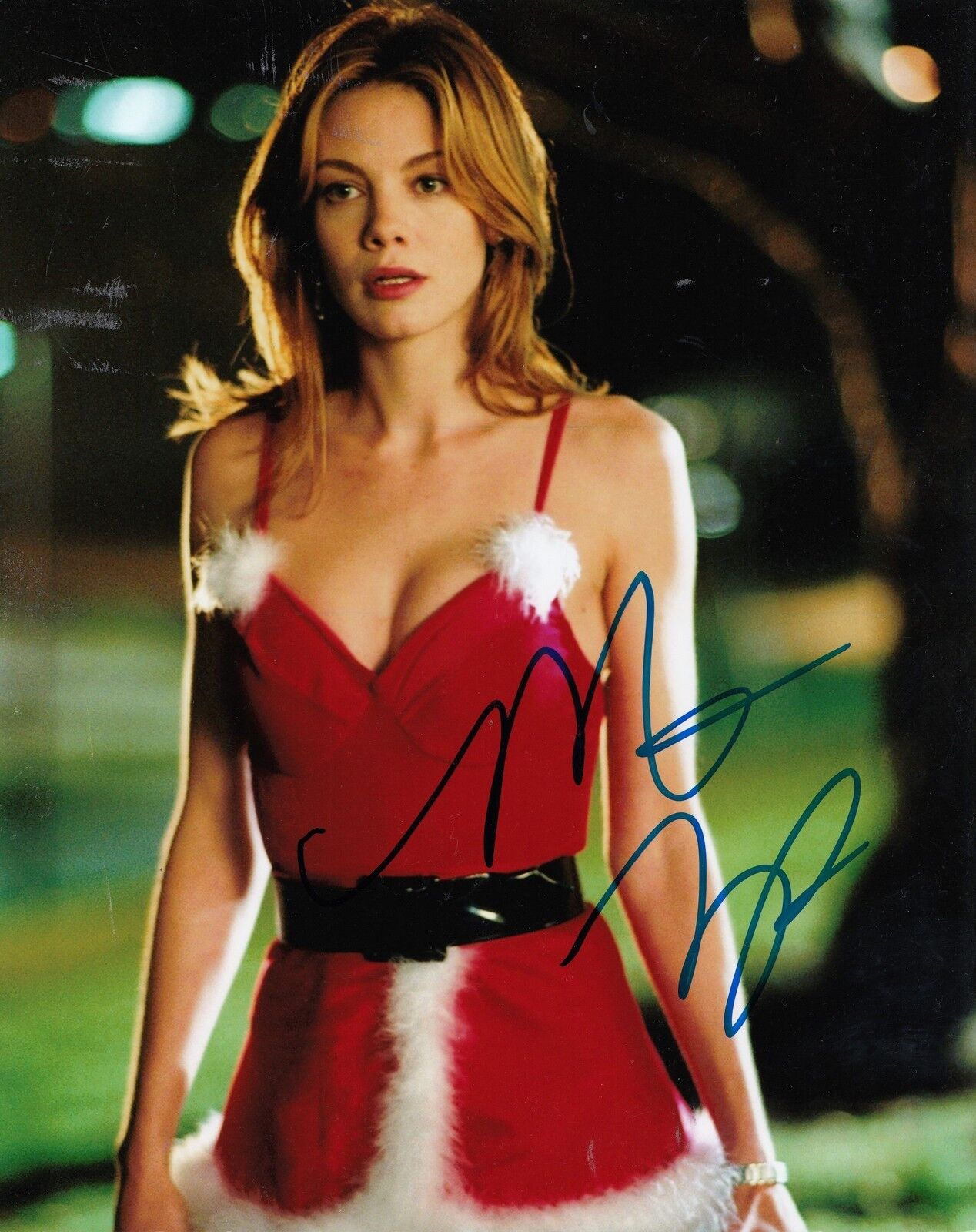 MICHELLE MONAGHN signed *KISS KISS BANG BANG* MOVIE 8X10 Photo Poster painting W/COA Harmony