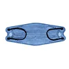 10 Pack | Denim Blue Breathable KF94 Face Mask, 3D Fish-Design Mouth Shields for Adult, 4-Layer Protective Face Masks with Adjustable Nose Clip