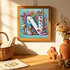 Butterfly Flower N 5D Partial Drill DIY Diamond Painting Kit 30*30cm