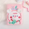 Lovely Cartoon Plush B6 Portable Writing Paper Notebooks Diary Kids Creative Stationery Gift