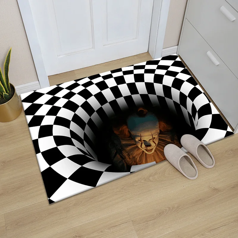 Personalized 3D Swirl Optical Illusion Rug For Pshychedemic Décor