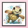 Animal Full 18CT 2 Strands DIY Stamped Embroidery Needlepoint Starter Kits 7.87x7.87inch Cross Stitch Art and Crafts Kits for Beginners Adults Home Decor