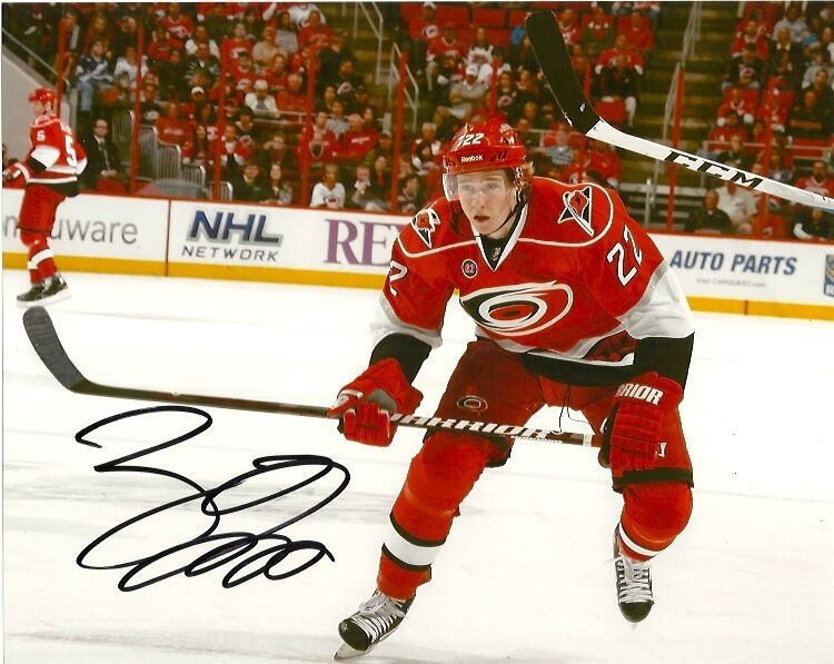 Carolina Hurricanes Zac Dalpe Signed Autographed 8x10 Photo Poster painting COA TEN