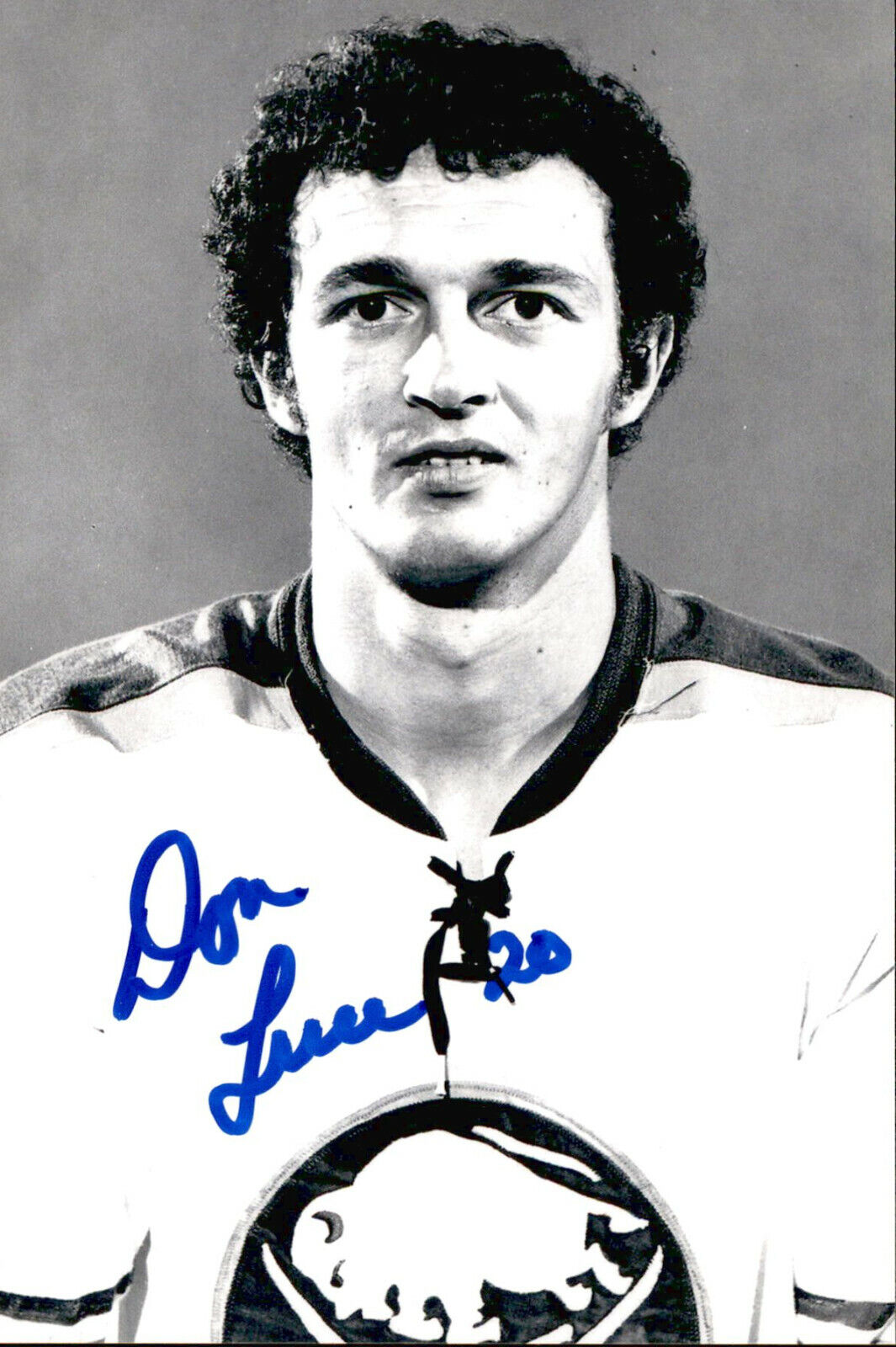 Don Luce SIGNED autographed 4x6 Photo Poster painting BUFFALO SABRES