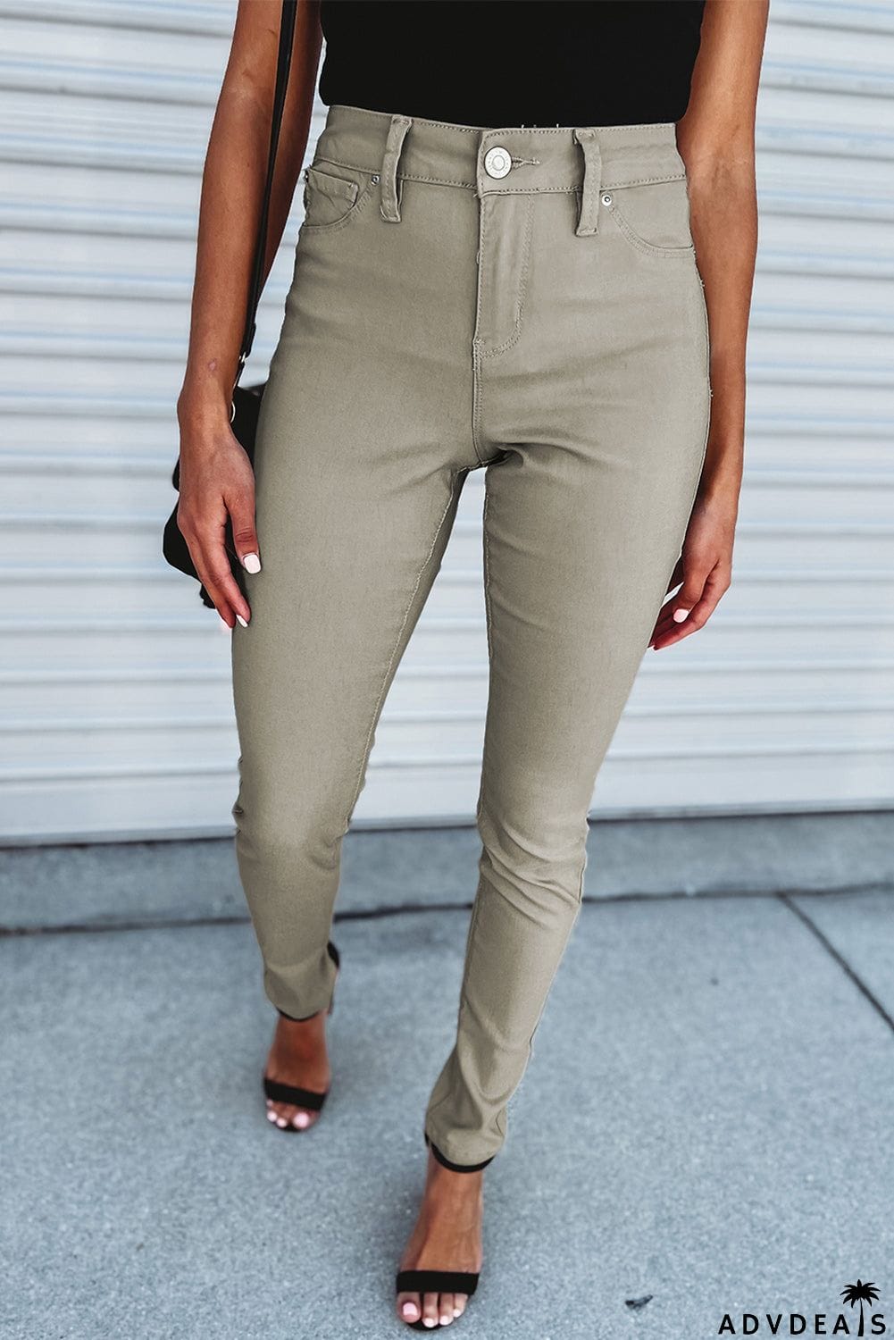 Casual Stretch High Waist Skinny Pants
