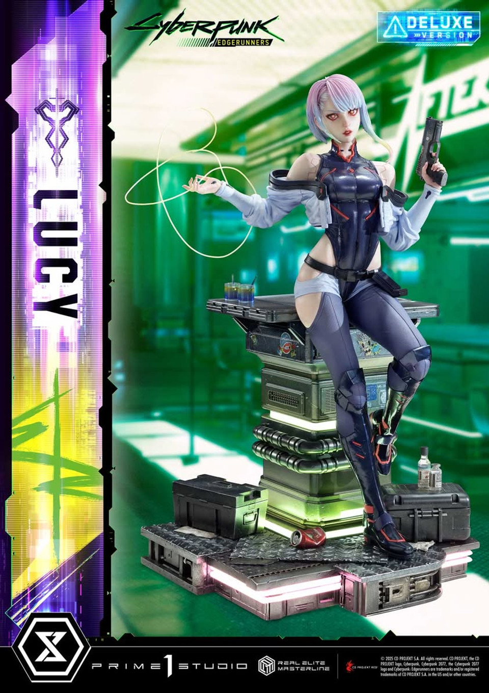 Prime 1 Studio - Real Elite Masterline Cyberpunk: Edgerunners Lucy REMCP-01 REMCP-01DX REMCP-01DXS (Licensed) Action Figure-