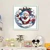 Winter Santa Claus-11CT Stamped Cross Stitch 40*40cm/15.75*15.75in tapestrymarket