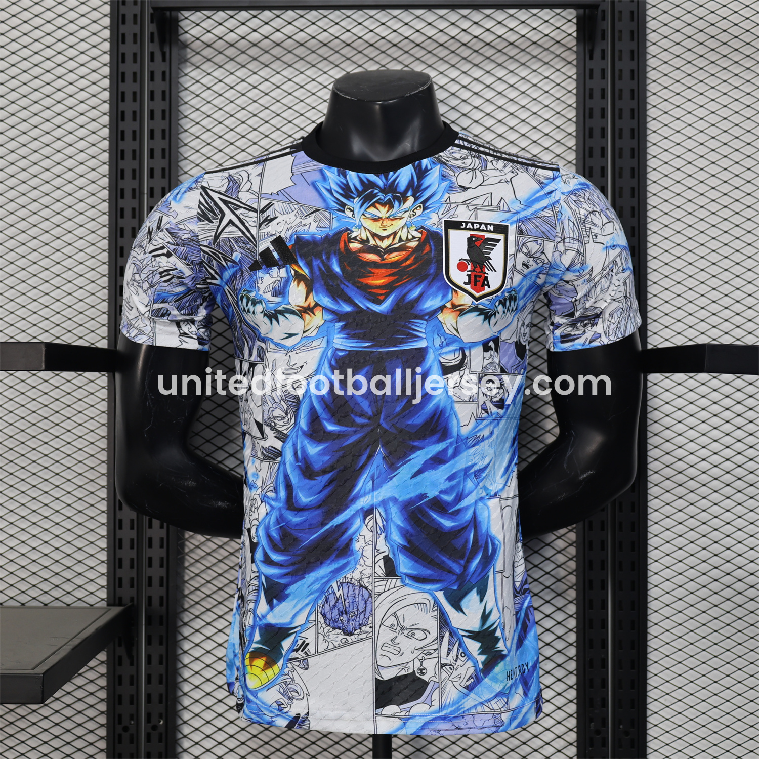 Japan 25-26 Blue Super Saiyan God Special Edition Jersey - Player Version