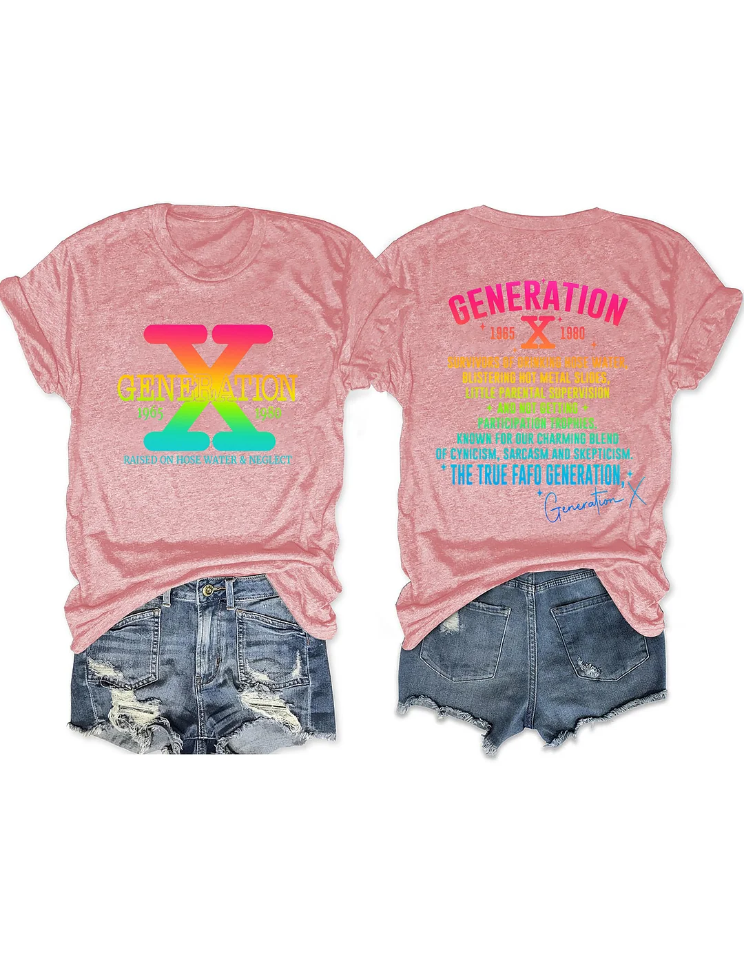 Generation X Raised on Hose Water & Neglect T-shirt