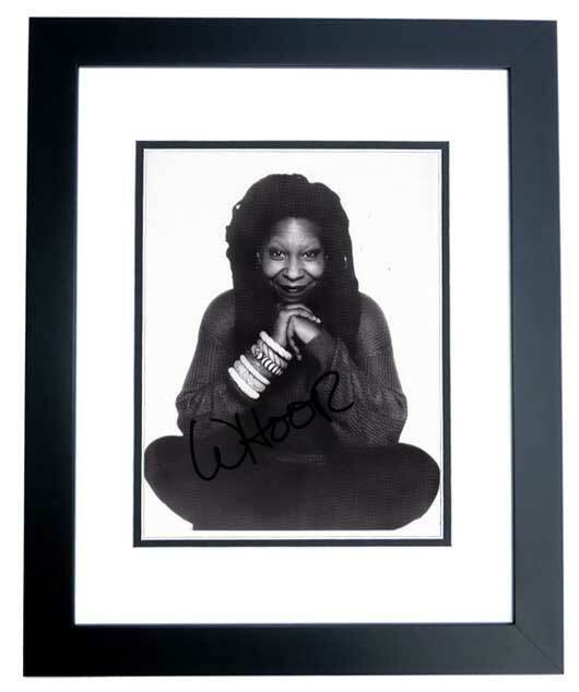 Whoopi Goldberg Signed - Autographed 8x10 inch Photo Poster painting with Certificate - FRAMED