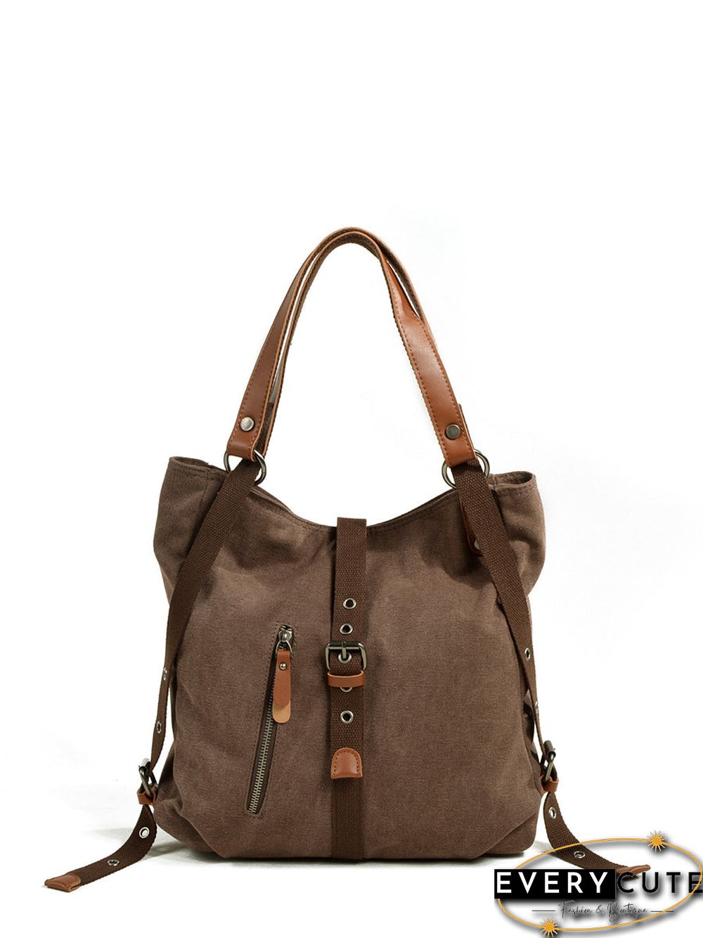 Women Casual Canvas Shoulder Bag Backpack