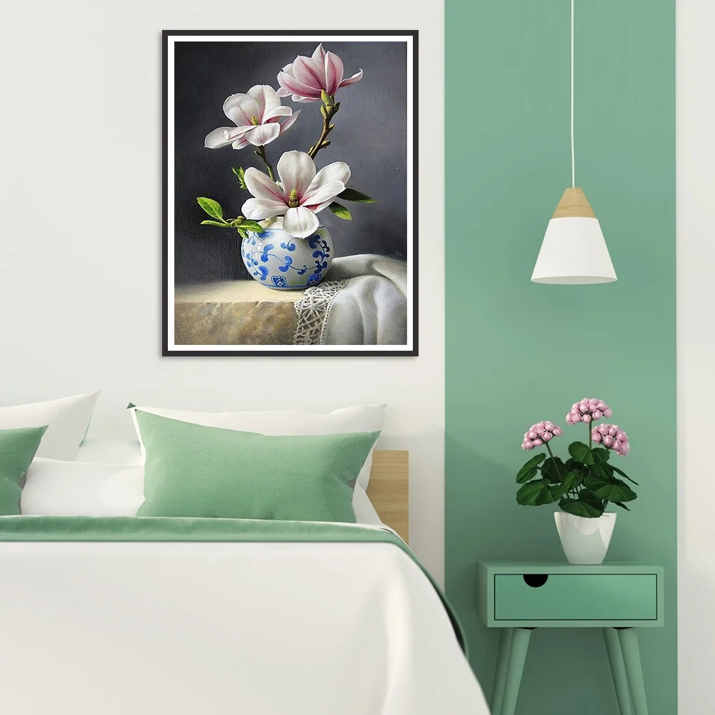DIY Paint By Number 40*50cm - Magnolia