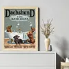 Bathroom Puppy Full 11CT 3 Strands DIY Stamped Cross Stitch Kits 40x50cm Embroidery Needlepoint Starter Kit for Beginners Adults Gift Home Wall Decor