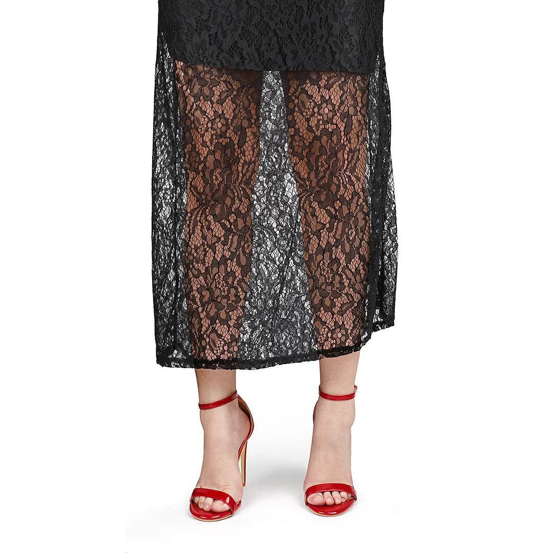 120mm Women's Pointed Toe Open Toe Ankle Strap Sandals Pumps Shoes-MERUMOTE