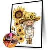 Diamond Painting -DIY Round Drill Sunflower Cowboy Kid
