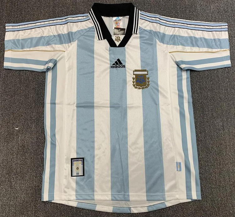 Retro 1998 Argentina National Team Home Jersey
