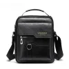 Men's Retro Vertical Portable Business Casual Leather Bag