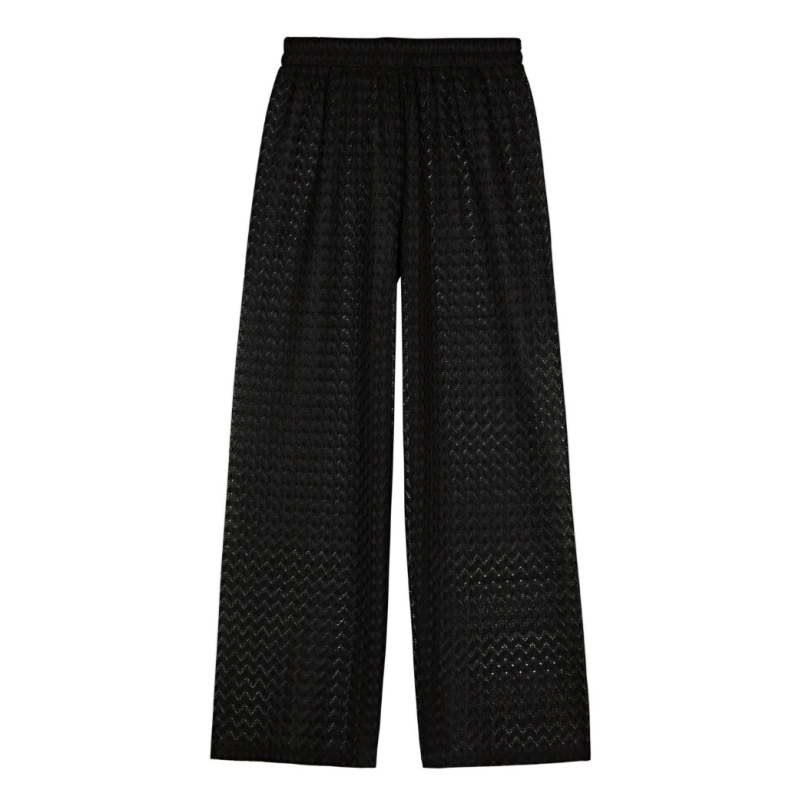 Crochet-Knit Pants Crochet-Lace Trousers