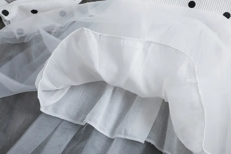 Uveng 1 2 3 4 5 Year White Dress for Girl Lace Tulle Baby Girl Clothes Birthday Party Princess Elegant Gown Flower Wedding Prom Dress