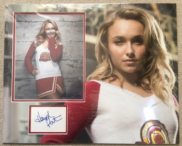 HAYDEN PANETTIERE SIGNED HEROES Photo Poster painting MOUNT UACC REG 242