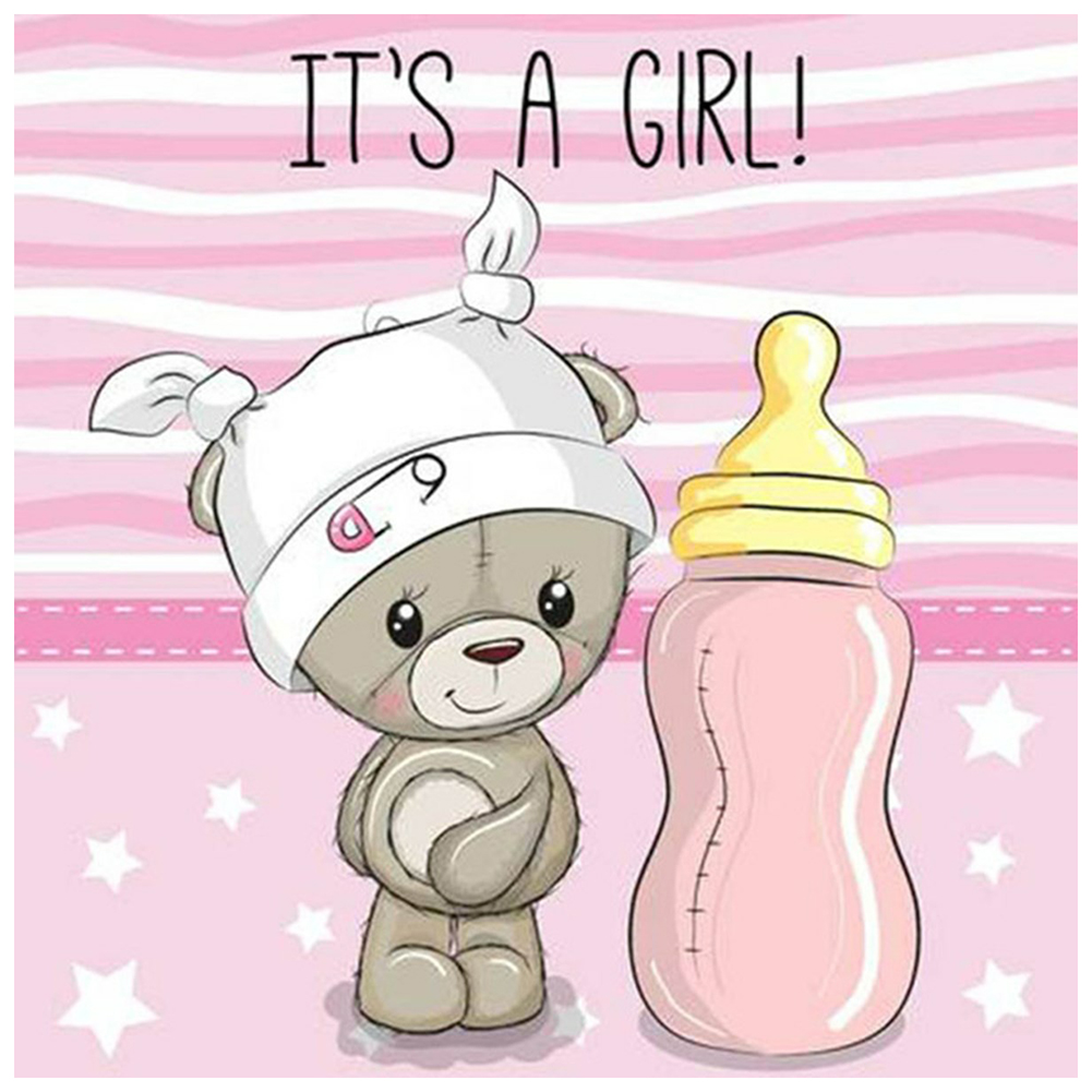 

Cartoon Bear - Round Drill Diamond Painting - 30*30CM, 501 Original