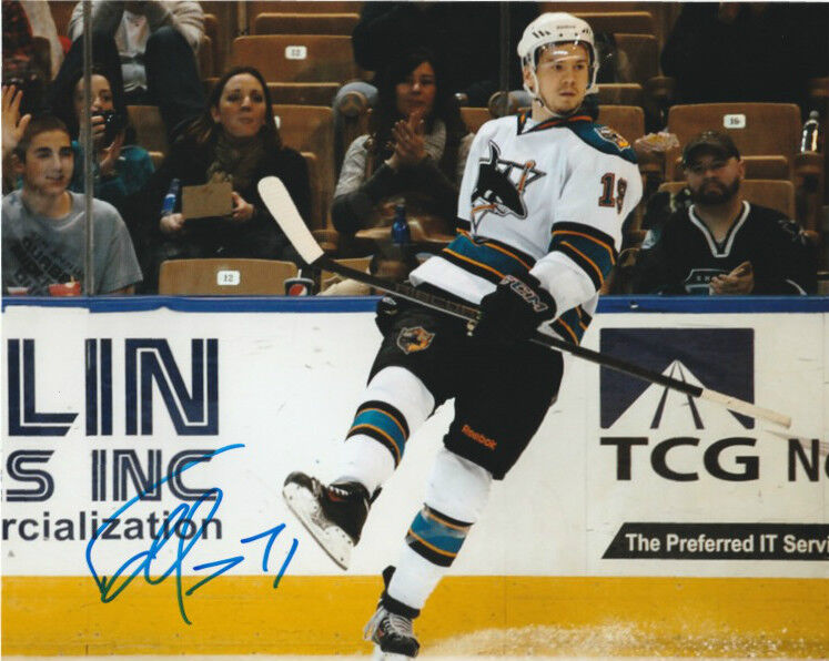 San Jose Sharks Daniil Tarasov Signed Autographed 8x10 NHL Photo Poster painting COA BB