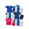 24 25 Children Soccer Shirts 100% Polyester Uniforms Wear Quality Sportswear Children Clothing Football Uniforms Set