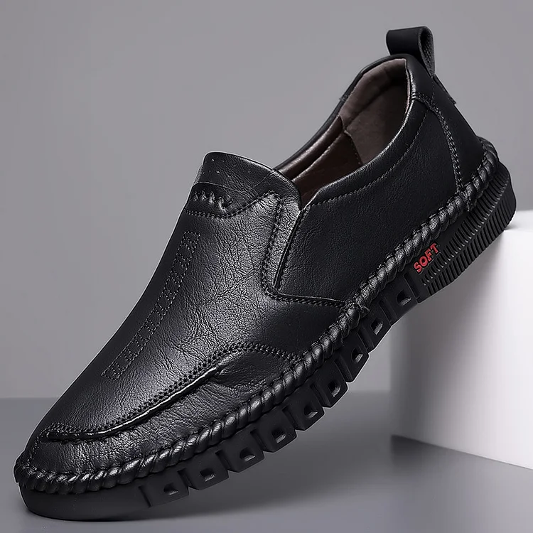 Casual Soft Sole Leather Shoes  for Men VangoghDress