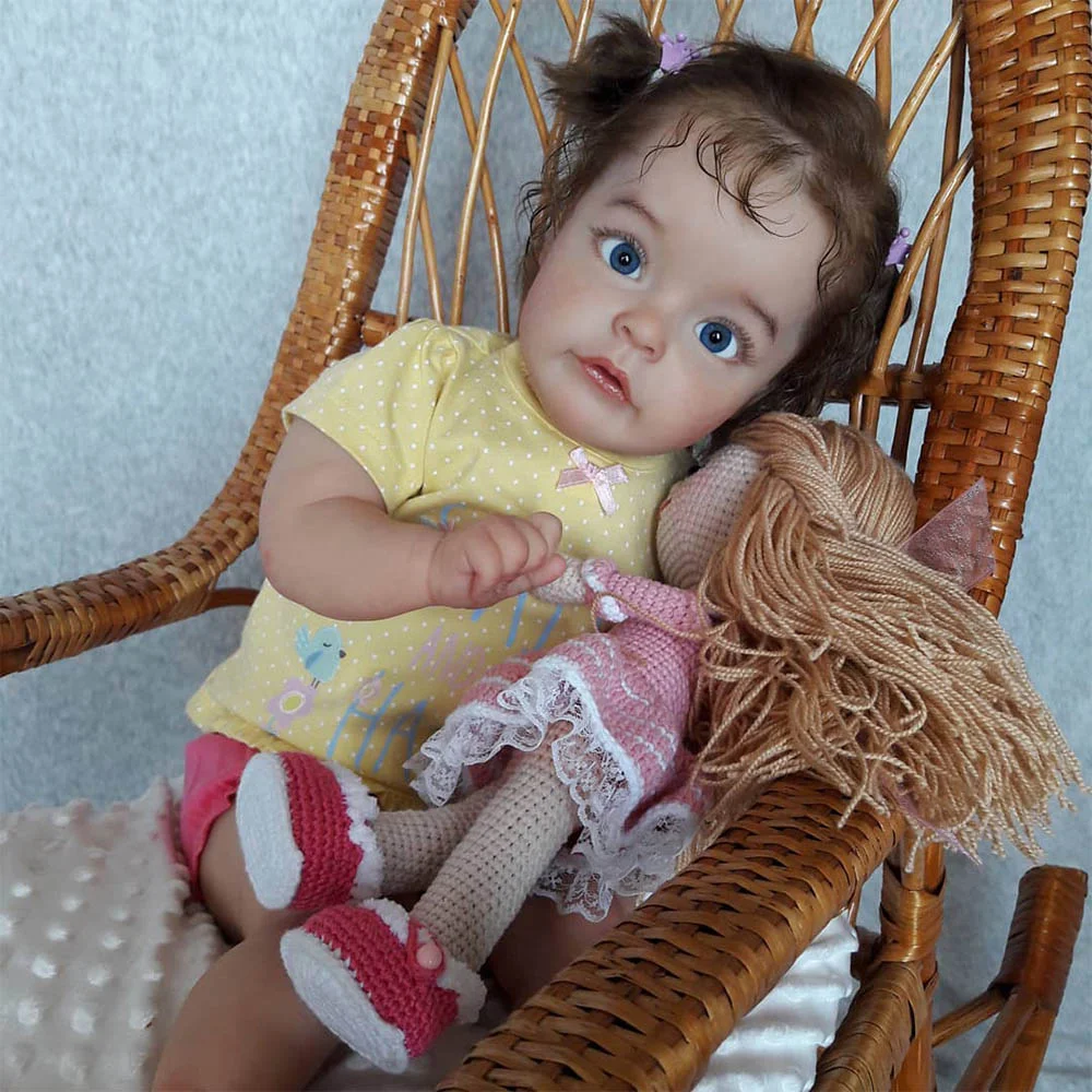 Bendable and Washable Silicone Vinyl Reborn Toddler Doll GIrl Rachel,Jumbo Size17"&22" Multiple Options for Choose -Creativegiftss® - [product_tag] RSAJ-Creativegiftss®