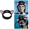 Cat Ears 3mm Neoprene Diving Headband Cartoon Diving Hood for Snorkeling Surfing