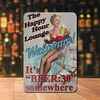 (Multi Style)Beer Girl - Metal Tin Signs(8*12Inch) - Bar