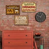 [US Local Warehouse]3PCS Beer Word - Vintage Metal Signs Set - 30*40cm