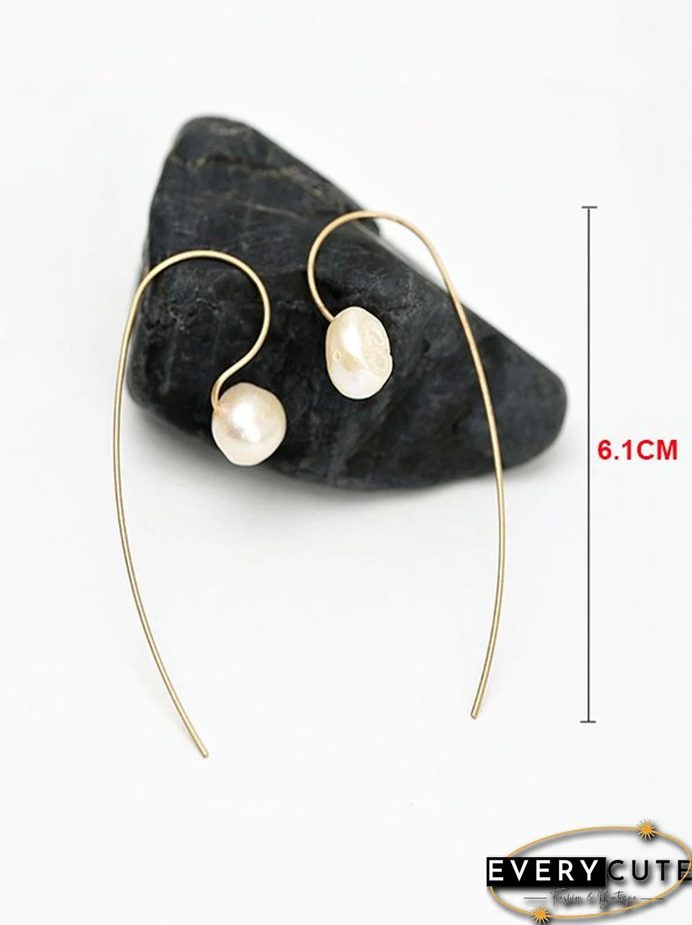 Womens Pear Vintage Simple Earrings