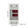 Din Rail Adjustable Over Voltage Under Voltage Protective Device Relay (40A)