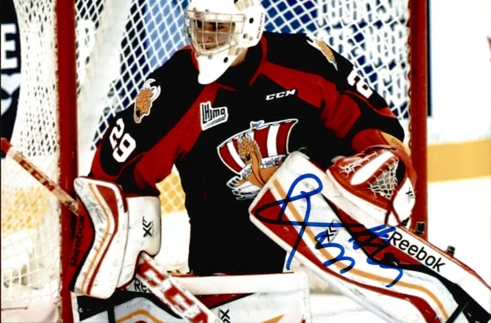 Reilly Pickard SIGNED 4x6 Photo Poster painting BAIE COMEAU DRAKKAR