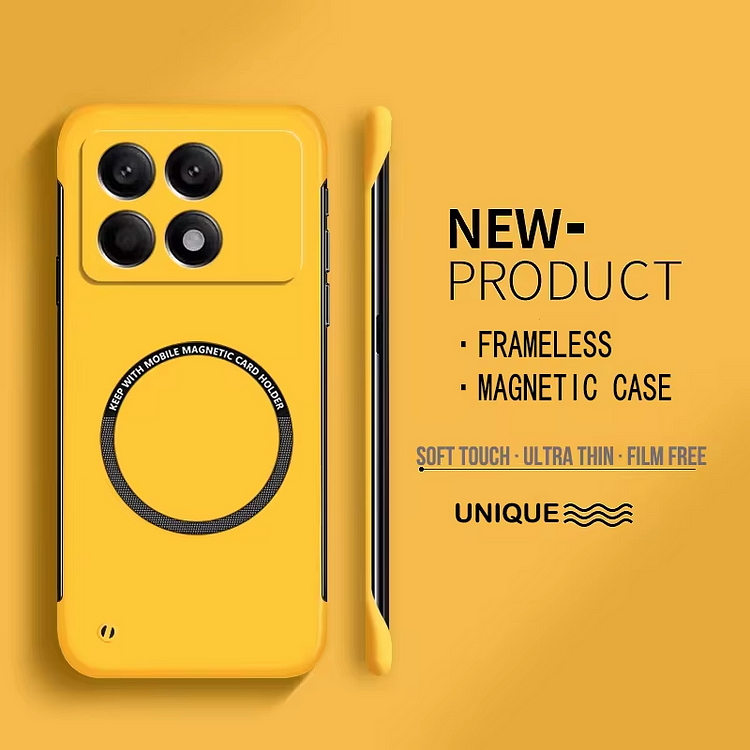 Ultra Thin PC MagSafe Frameless Phone Case