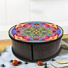 Boîte De Rangement Mandala-Bricolage En Bois