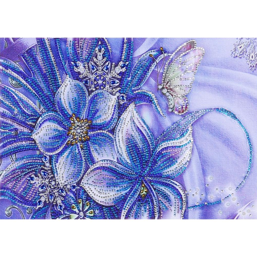 

30*40CM - Special Shaped Diamond Painting - Flower, 501 Original