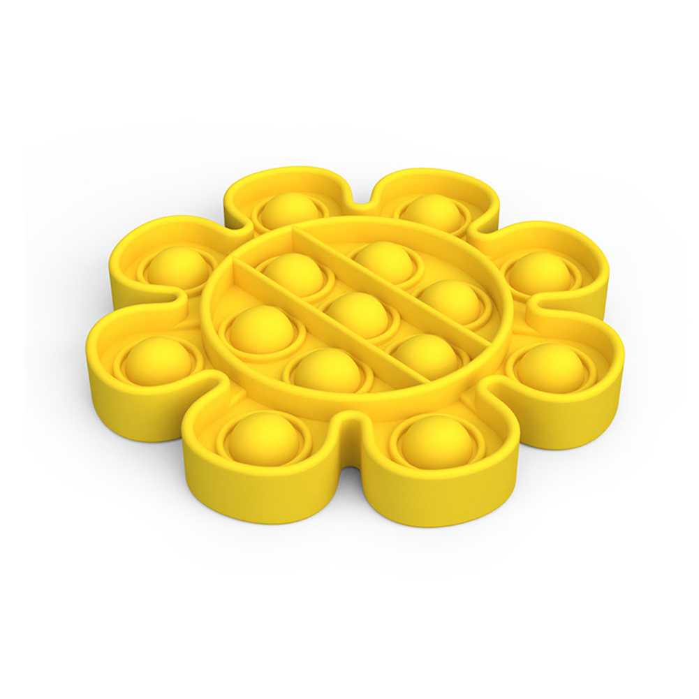 

Flower Shape - Pop It Fidget Toy, Yellow, 501 Original